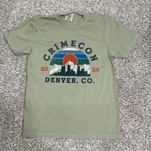 Brand New CrimeCon 2025 T-Shirt Unisex Size Small